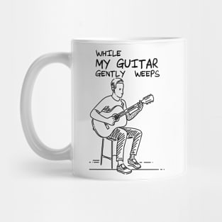 While My Guitar Gently Weeps Mug